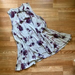 🌻 Free People Choker Keyhole Neck Tunic Top Dress